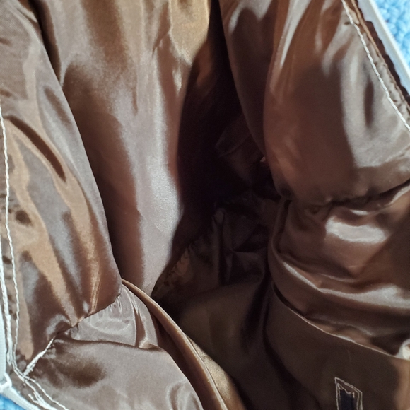 Handmade Crochet Pale Blue Heart Tote Bag - Picture 5 of 6